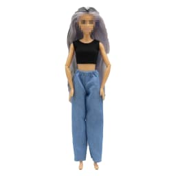 New 30cm 1/6 simple Claus Tshirt Elastic pants Daily Wear Accessories Clothes for Barbies doll