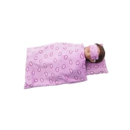 Cute 43cm New Born Doll Accessories Sleeping Bag Set For 18 Inch American,BJD,DIY Girl Dolls Bedding Suits For Gilrs