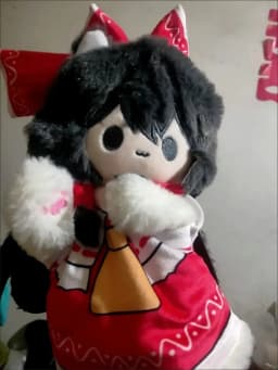 25cm Anime TouHou Project Hakurei Reimu Kirisame Marisa Adorable Soft Hand Puppets Plush Cotton Doll Figures Toy Cute Gift