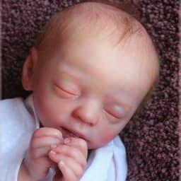 15inches Bebe Reborn Kit Blessing Sleeping Newborn Baby DIY Unpainted Reborn Blank Doll Parts Muñecas Kit Reborn кукла реборн
