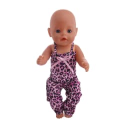 2 Pcs/Set Cute Pajamas Doll Accessories Clothes Dress For 18 Inch Girl Doll & 43 cm New Baby Doll,Our Generation,gifts