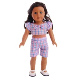 2 Pcs/Set Cute Pajamas Doll Accessories Clothes Dress For 18 Inch Girl Doll & 43 cm New Baby Doll,Our Generation,gifts