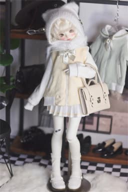 BJD/SD Doll Clothes 1/3 1/4 1/6 Girls Collar Sailor Sets Black Yellow Coats Dress Skirt Multi-color Doll Accessories (No Dolls)