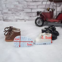 20cm Cotton Doll Shoes Clothes Accessories For 1/12 Dolls Casual Wear Leather Shoes Short Boots Fashion Sneakers DIY Doll Gift