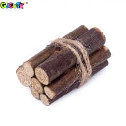 1Pc or 3 Bundles/Set Dollhouse Miniature Bonfire Firewood Model Living Scene Decor Kids Pretend Play Toy Doll House Accessories