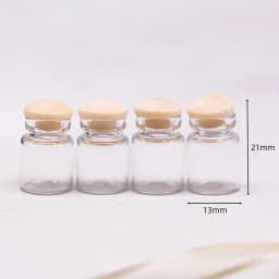4pcs 1/12 Dollhouse Miniature Glass Mini Simulation Candy Jar Kitchen Food Storage Bottle Furniture Toys for Doll House Decor