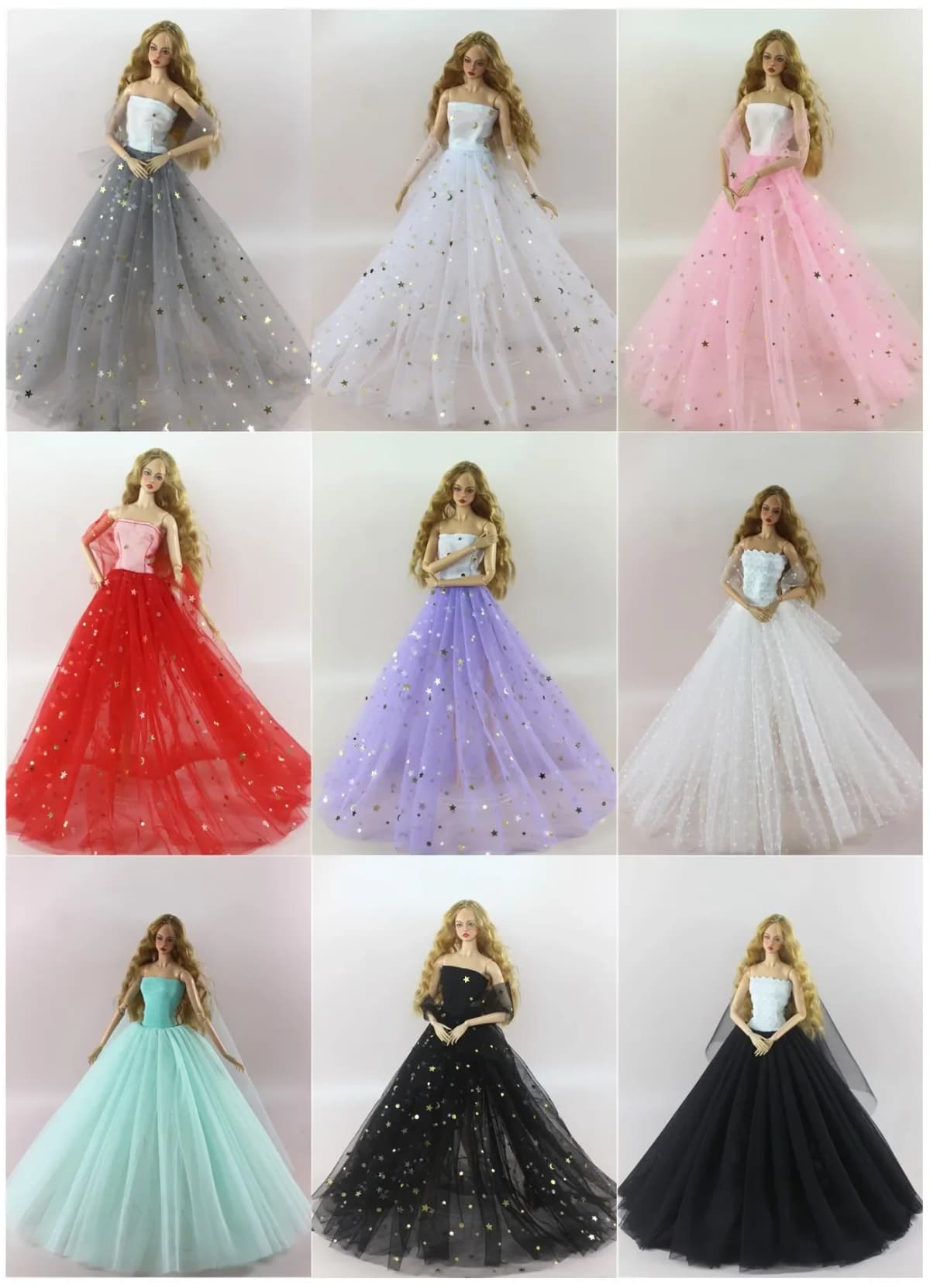 Handmade BABI Doll Clothes Dress Gown for 11.5 inch 30cm Doll Clothes Many Style Gifts for BABI Doll Accessories
