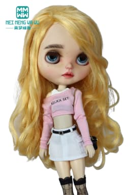30cm Blyth Azone OB22 OB24 Doll Clothes Fashion T-shirts, Camisoles, Miniskirts Toys Gift