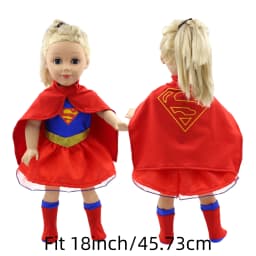 Adorable Dolls Clothes and Accessories - Perfect Gift for Girls Who Love to Dress up Their 16-18 Inch Dolls