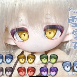BJD eyes doll Metallic effect eyes 10mm-24mm doll acrylic eyes for 1/8 1/6 1/4 1/3 BJD SD doll accessories doll eyes