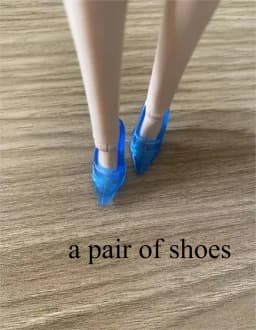 Wholesale Toy accessories high heels flat foot MTM small foot shoes for your BB 1/6 scale dolls BBIKG161