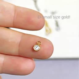 1Pc ob11 Miniature Toy Mini Necklace Pocket Watch for Doll 1/6 Figure Doll Accessories Dollhouse Decoration