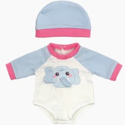 Winter Hoody Coat And Flower Strap Dress Pants Outfit for 43cm 18-Inch AG Girl Dolls Baby Doll Clothes Set