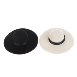 Miniature Doll Top Hat Craft Hats Mini Dollhouse DIY Toys Doll Clothes Accessory