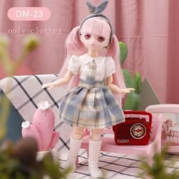 Skirt 30cm BJD Doll Clothes Colorful Kawaii 1/6 Bjd Doll Clothes Cute 3D Simulated Eye 11 Inch BJD Dolls Dress 11 Inch Doll