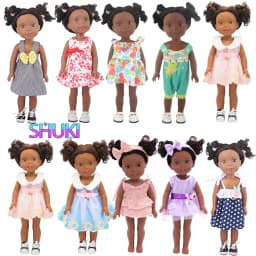 Newest Fashion 14 Inch Doll Skirt Clothes 31-35cm Bow-knot Flower Dress Fit Blyth Doll For 1/6 BJD SD Doll Accessories Panties