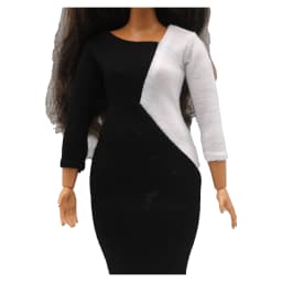 New 30cm 1/6 Doll Elasticity stitching creative dress Daily Wear Accessories Clothes for Barbies doll
