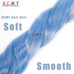 25CM High Quality Milk Silk Doll Hair Long Straight Synthetic Hair for 1/3 1/4 1/6 BJD Wig DIY Soft Doll Wig Accessories