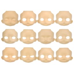 YMY Gsc Different Face Shapes Replacement Without Makeup 1/12 bjd Face Open Head ob11 Doll Accessories Diy Toy For GSC Head OB11