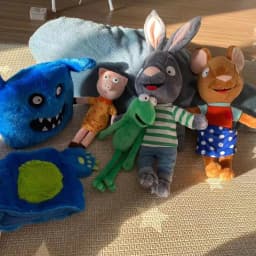 2pc Pip and Posy Doll Clothes for 20cm Dolls Accessories Plush Doll's Clothes Sweater Stuffed Toy Dolls Outfit for Dolls