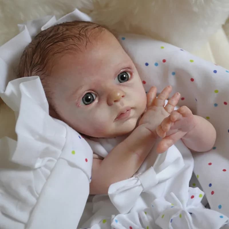 10Inch Mini Reborn Doll Kit Nessa Handy Doll Parts with Body Fresh Color