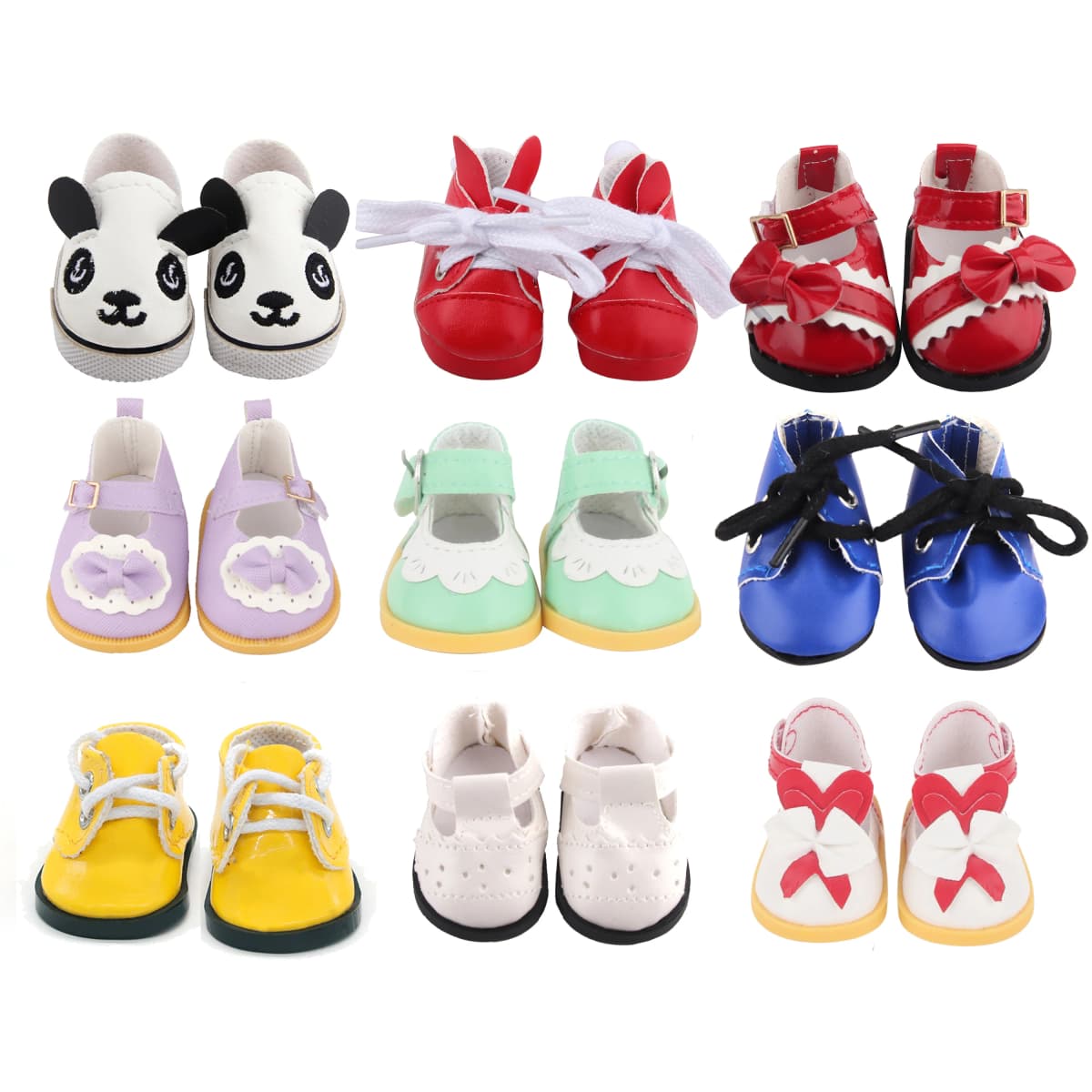 5cm Pu Leather Mini Doll Shoes Cute lace-up Boots For EXO,30CM Cotton,14 Inch American Doll,Russia,Nancy,Lesly,Nenuco Dolls Toy