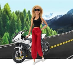 Fashion Female Doll Dress Casual Sport Pants Tank Top T-shirt Handmade Party Clothes For 30cm Doll Accessories Child Toys Gift