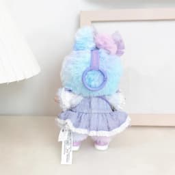 15/17cm Vinyl Plush Doll Clothes Labubu Pendant Lucky Purple Bow Dress Labubu V1/V2/V3 Clothes Accessories
