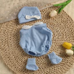 Doll Clothes for 16 Inch 40cm Reborn Baby Doll Sweater Clothes Dress Set for Baby New Born Doll Accessories Kids Gift Toys DIY