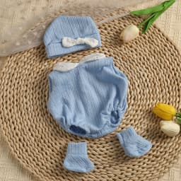 Doll Clothes for 16 Inch 40cm Reborn Baby Doll Sweater Clothes Dress Set for Baby New Born Doll Accessories Kids Gift Toys DIY