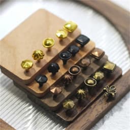 1Pc 1:12 Dollhouse Miniature Drawer Handles Cabinet Handle Flower Round Shape Cabinet Furniture Decor Toy