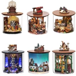 Wooden Mini DIY Doll House Kit For Making And Assembling Room Models Toys Home And Bedroom Decorations With Furniture Dollhouse