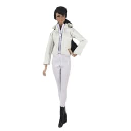 1/6 Doll Fashion Casual Wear Clothes Plush Coat Pants Winter Wear Clothes Skirt Bags Handmade Girl Doll Jacket Set For 29~32cm