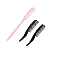 5pcs Transparent Plastic Comb Cute Mini Doll Hair Eyelash Eyebrow Combs For BJD Doll Accessories Dollhouse Decorations