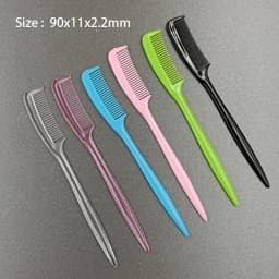 5pcs Transparent Plastic Comb Cute Mini Doll Hair Eyelash Eyebrow Combs For BJD Doll Accessories Dollhouse Decorations