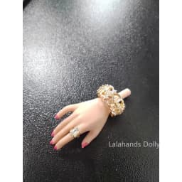 Doll Jewelry Decoration 1:6 Dollhouse Mini Handmade Jewelry Bracelets/Jewelry Model for Doll Decorative Toys,Gift Accessories