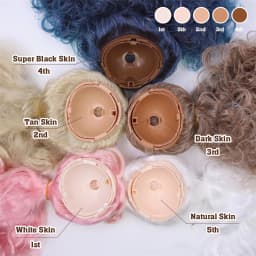 Fortune Days RBL scalp dome for Blyth ICY DBS doll Wig hair