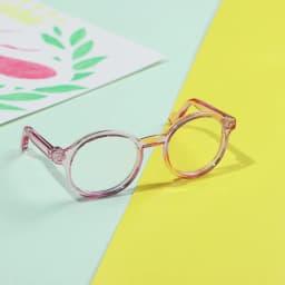 1Pc Mini Doll Glasses For Blythe Doll Accessories Round Frame Clear Lens Eyeglasses Toy BJD DIY Decoration Changing Clothes Game