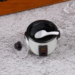 1/12 Scale Dollhouse Miniature Rice Cooker Machine Modle Simulation Kitchen Appliance Accessories Pretend Play Toys Gift