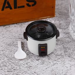 1/12 Scale Dollhouse Miniature Rice Cooker Machine Modle Simulation Kitchen Appliance Accessories Pretend Play Toys Gift