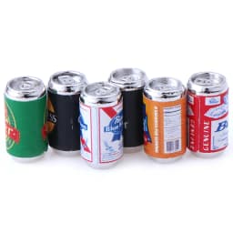 6pcs/Set Bottle Beer Miniatures For 1:12 Dollhouse Miniature Kids Play Toys