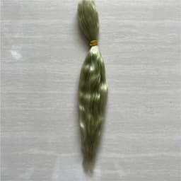 Many Colors Handrooted Reborn Doll Mohair Wig Pink Yellow Brown Colors BJD 1/4 OB11 Dolls Mohair Wigs Hair Accessory