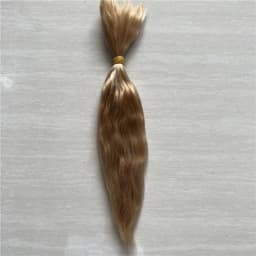 Many Colors Handrooted Reborn Doll Mohair Wig Pink Yellow Brown Colors BJD 1/4 OB11 Dolls Mohair Wigs Hair Accessory