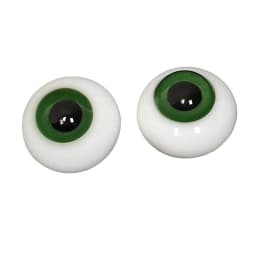 Pair 6mm Round BJD Glass Eyes for DIY Doll Bear Making Crafts Multi Color