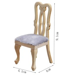 1:12 Dollhouse Miniature Wooden Dining Table Chair Set Simulation Furniture Model Toy For Dollhouse Restaurant Decor