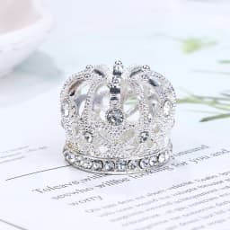 Dollhouse Miniature Gold Silver Bronze Mini Metal Alloy Crown Models Dolls Toys