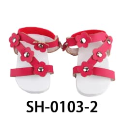 Mini Summer Doll Shoes For Korean，Paola Rhine Doll 5 cm Flower Sandals For American 14 Inch Girl,EXO,Russia,steams Doll Toy Gift