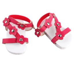 Mini Summer Doll Shoes For Korean，Paola Rhine Doll 5 cm Flower Sandals For American 14 Inch Girl,EXO,Russia,steams Doll Toy Gift