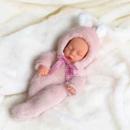 8inch 20cm Vinyl Reborn Baby Doll with Clothes Newborn Doll Outfit Set Realistic Soft Doll Gift for Kids Play Toy Cute Girl Gift