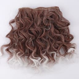 15*100cm Doll Hair Curly Wigs Fashion Mini Tresses High-Temperature 1/6 1/4 1/3 Screw Periwig Toy Toupee Gift DIY Accessory